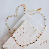 Mesa Blue - Tourmaline Choker Necklace - Arktana - Jewelry