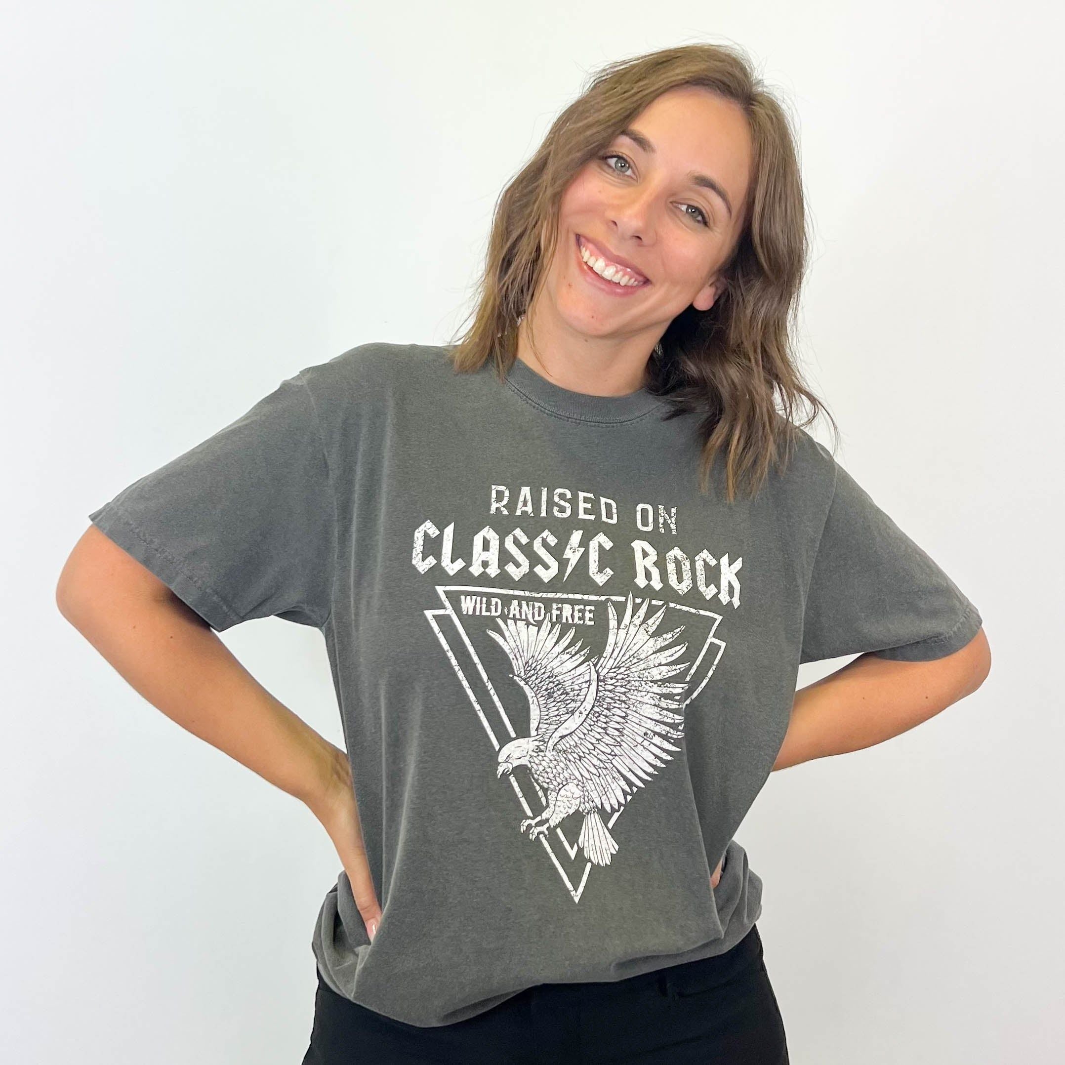 Mugsby - Raised on Classic Rock Shirt - Arktana - Tops