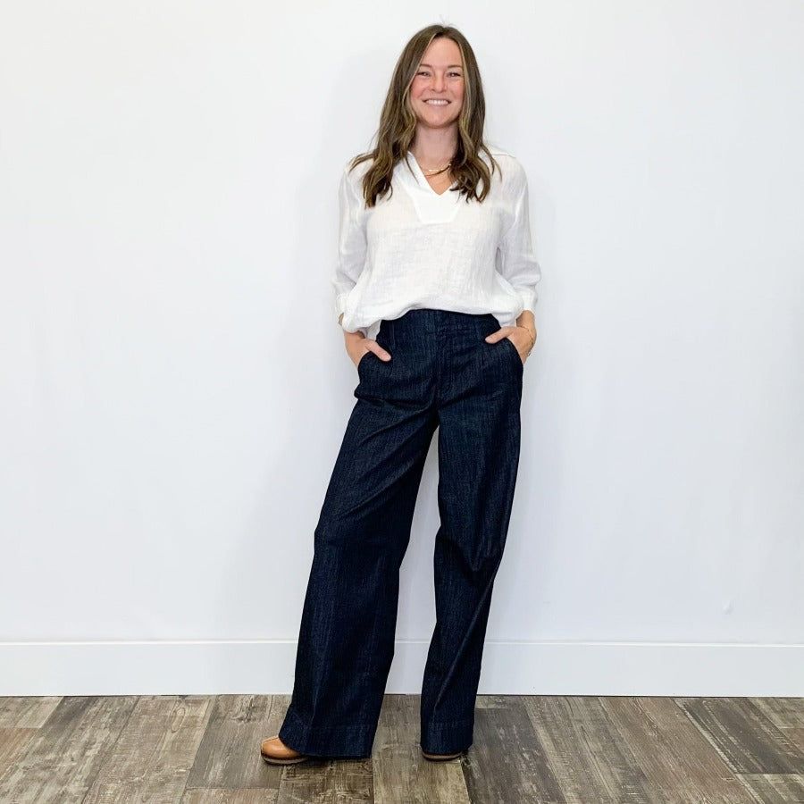 NYDJ Women's Petite Wide Leg Trouser Jeans with Side Slits, Rhodes, 8P:  Amazon.ca: Gateway | Trouser jeans, Wide leg trouser, Clothes