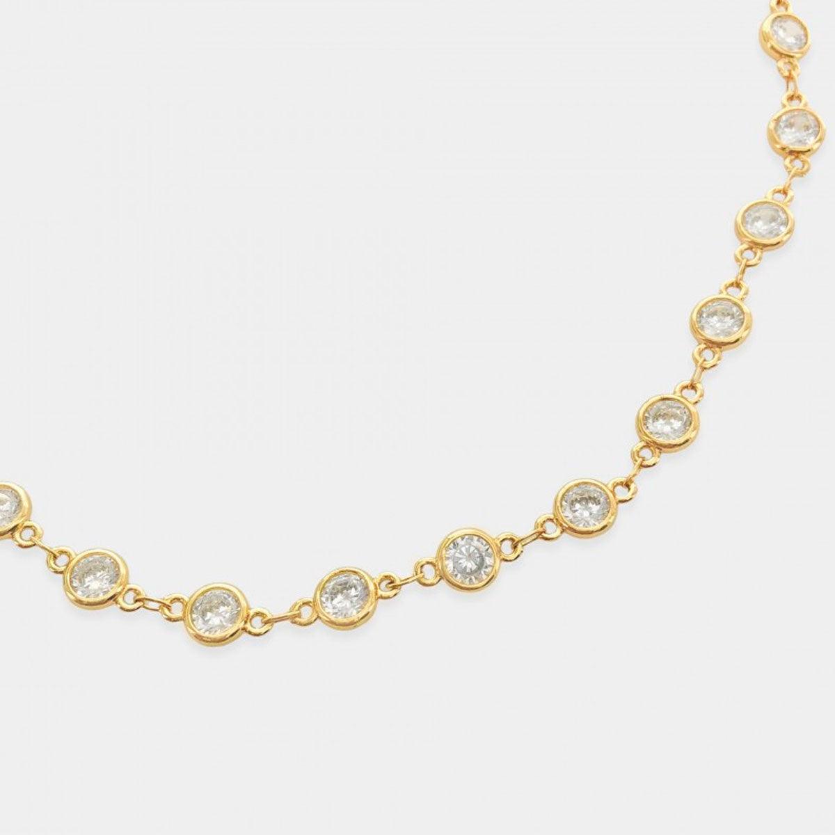 OMG BLINGS - 8mm Cubic Zirconia Chain Necklace - Arktana - Jewelry
