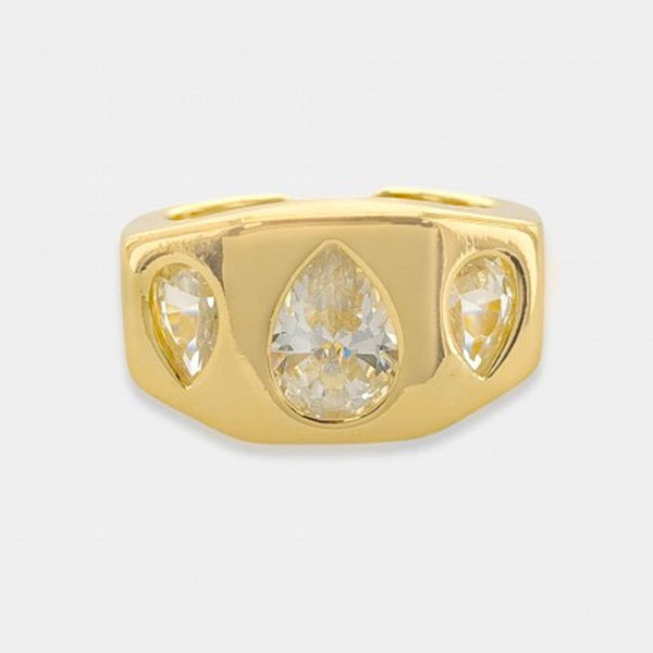 OMG BLINGS - CZ Geometric  Ring - Arktana - Jewelry