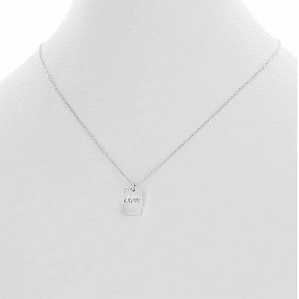 OMG BLINGS - Love Dog Tag Necklace - Arktana - Jewelry