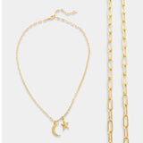 OMG BLINGS - Moon & Star Chain - Arktana - Jewelry