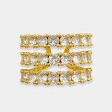 OMG BLINGS - Stacked CZ Ring - Arktana - Jewelry