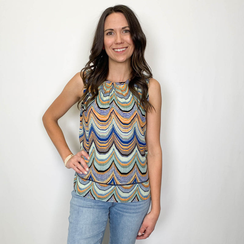 Printed Challis Tank