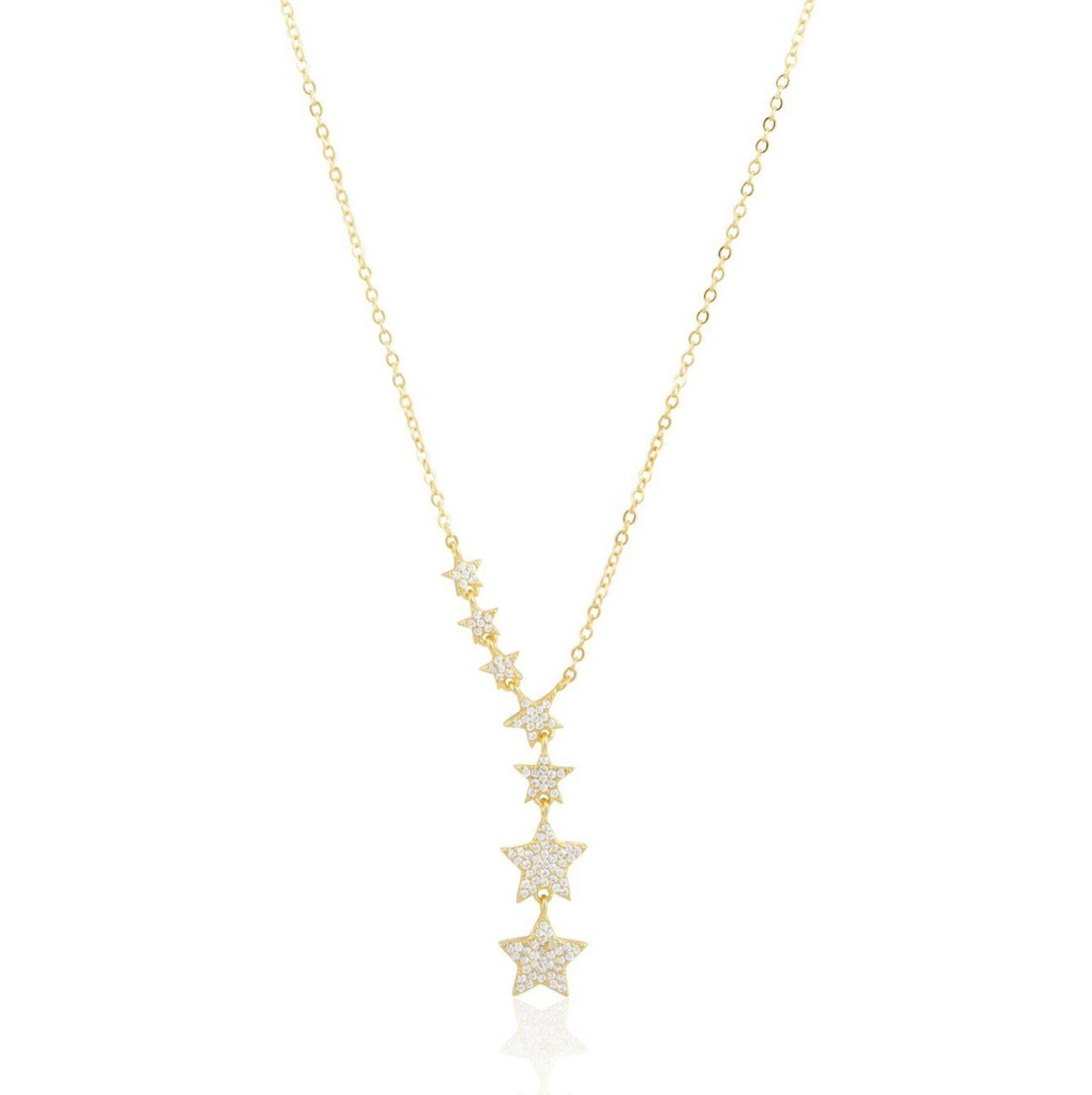 Sahira Jewelry Design - Pave Star Lariat - Arktana - Jewelry