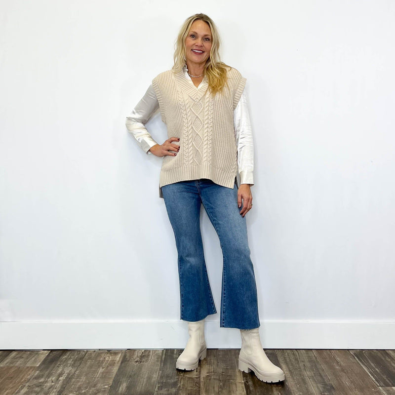 Sanctuary - Chunky Cable Vest - Arktana - Sweaters