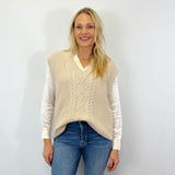 Sanctuary - Chunky Cable Vest - Arktana - Sweaters