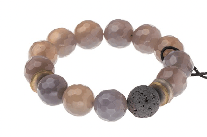 Scout - Lava & Gemstone Diffuser Bracelet - Arktana - Jewelry