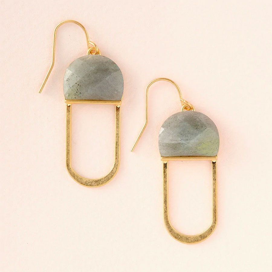 Scout - Modern Stone Chandelier Earring - Arktana - Jewelry