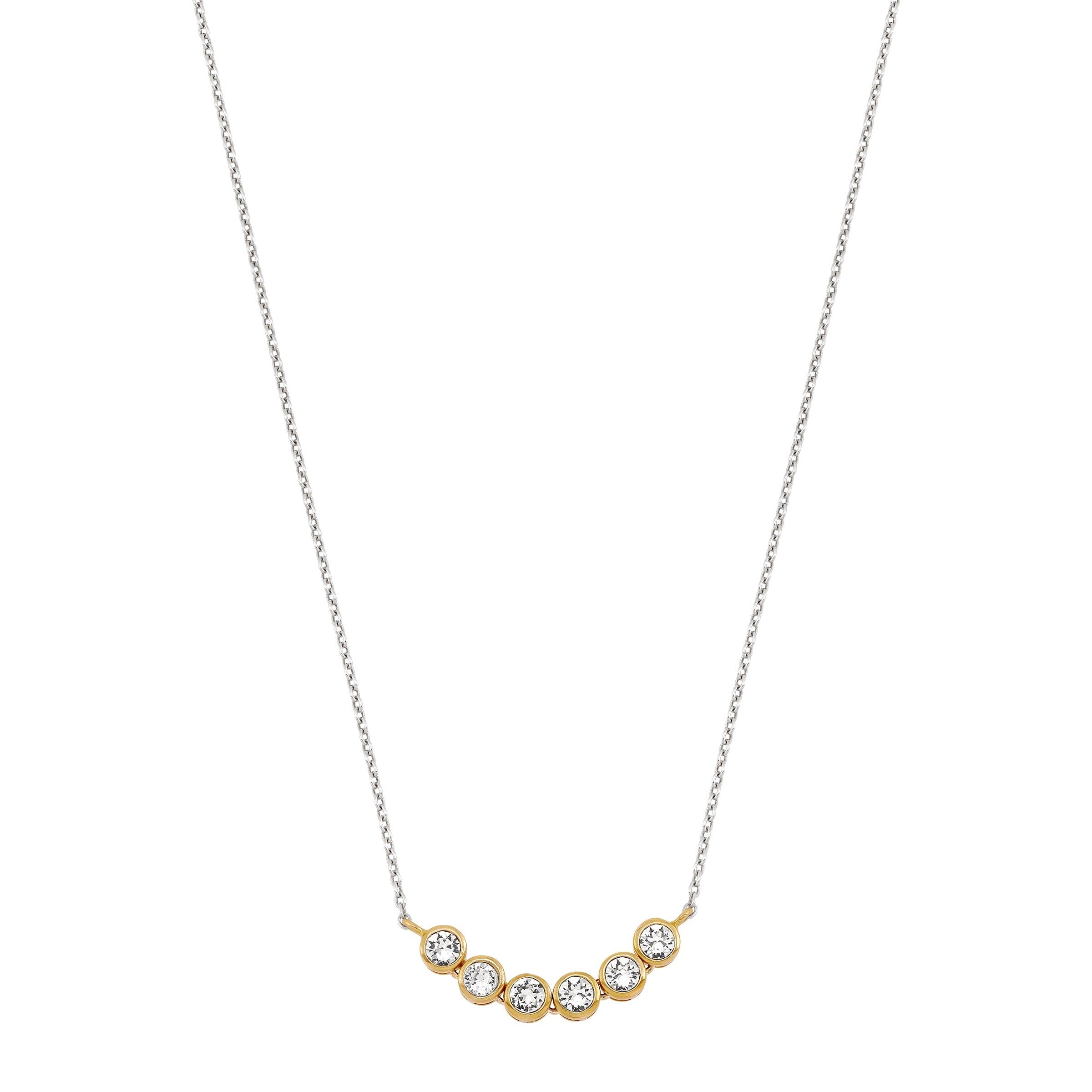 Silpada - Cinco Crystal Sterling Silver & Brass Necklace - Arktana - 