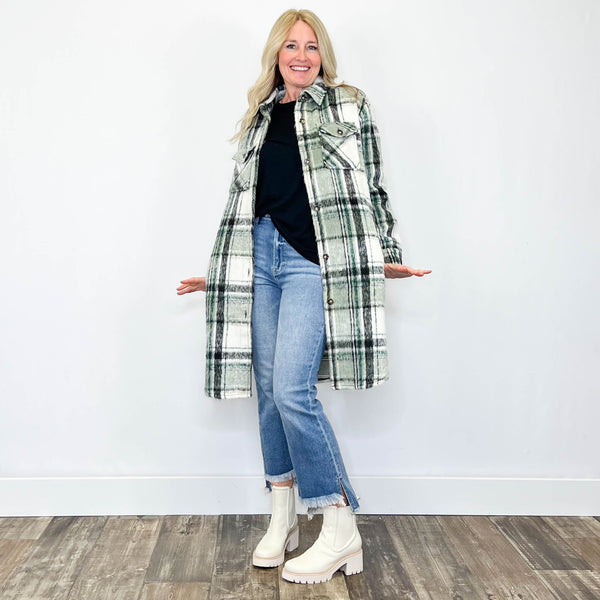 Tribal - Drop Shoulder Long Jacket - Arktana - 