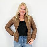 Vanilla Monkey - Thermal Zip Up Jacket in Brown - Arktana - Jackets