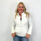 Vanilla Monkey - Thermal Zip Up Jacket in White - Arktana - Jackets
