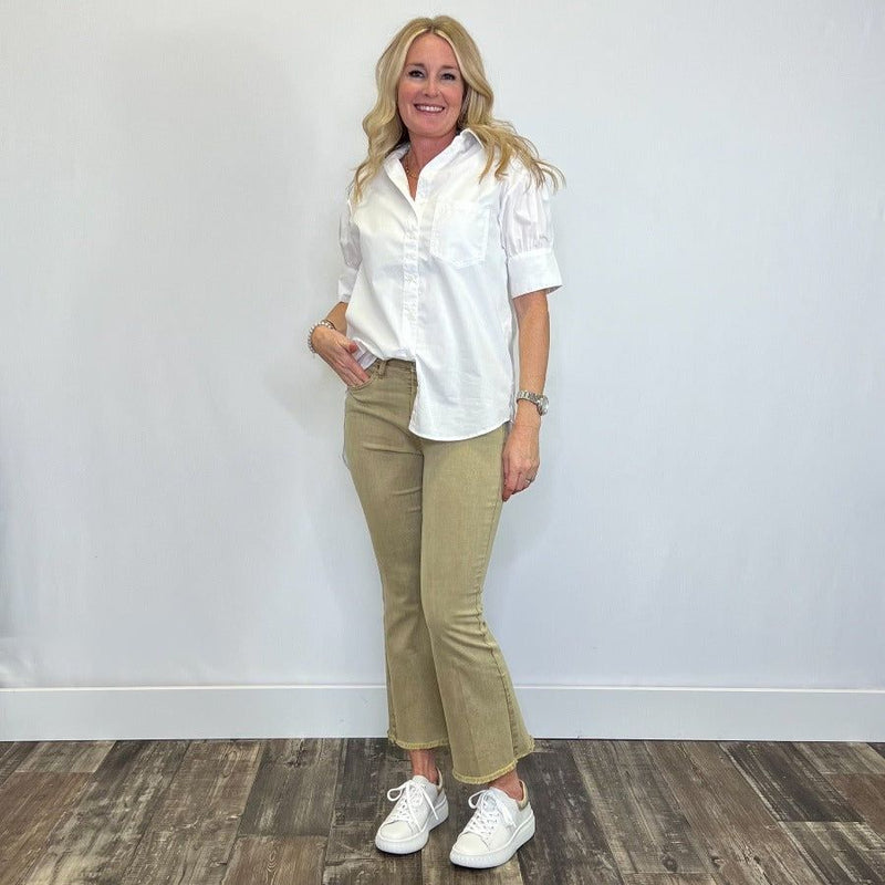 Velvet Heart - Artemis Cuffed S/S Blouse - Arktana - Tops
