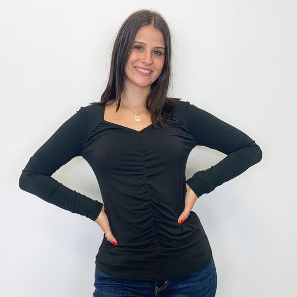 Veronica M - Shirred Front Top - Arktana - Tops