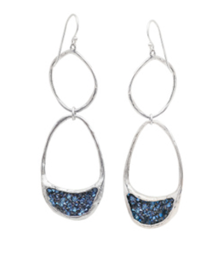 Waxing Poetic - Kristal Lifted Link Drop Earrings - Arktana - Jewelry